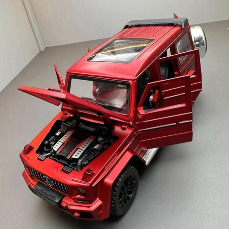 [TOY] 1:32 Mercedes-Benz 2015 G350d röd modellbil Die-Cast