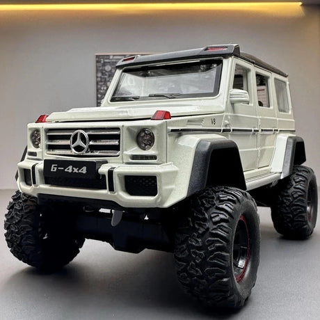[TOY] 1:32 Mercedes-Benz 2015 G500 4×4 Off-Road vit modellbil Die-Cast