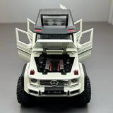 [TOY] 1:32 Mercedes-Benz 2015 G500 4×4 Off-Road vit modellbil Die-Cast
