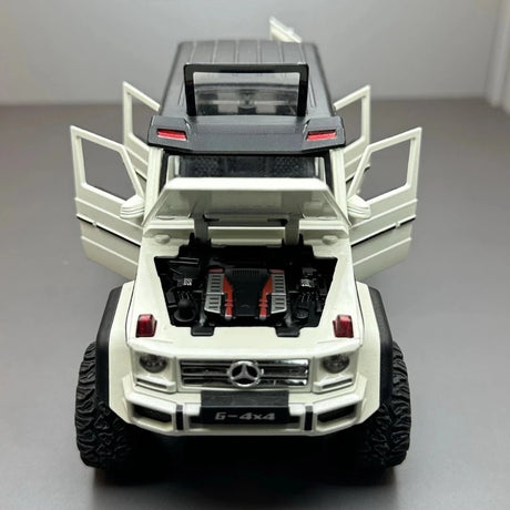 [TOY] 1:32 Mercedes-Benz 2015 G500 4×4 Off-Road vit modellbil Die-Cast