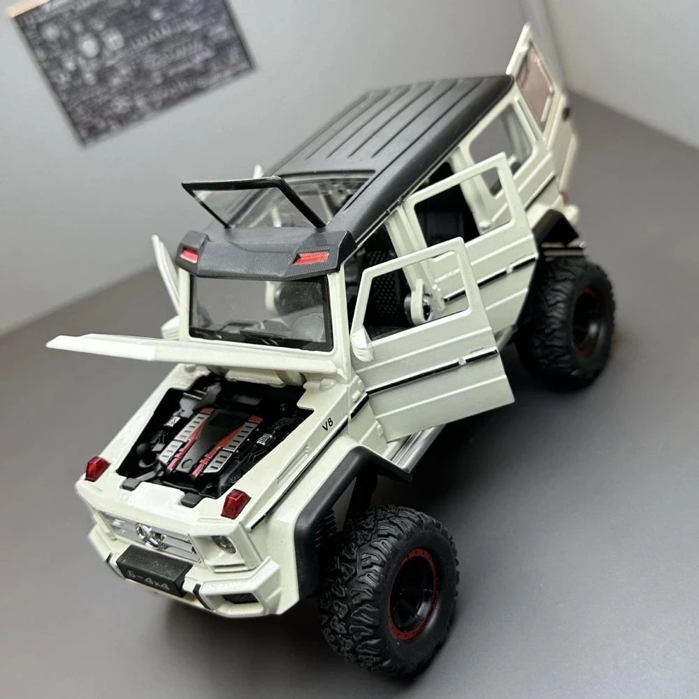[TOY] 1:32 Mercedes-Benz 2015 G500 4×4 Off-Road vit modellbil Die-Cast