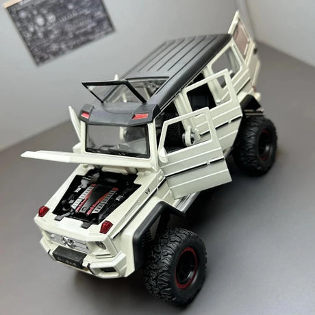 [TOY] 1:32 Mercedes-Benz 2015 G500 4×4 Off-Road vit modellbil Die-Cast