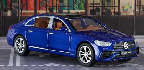 [TOY] 1:32 Mercedes-Benz 2017 E400 Blue Model Car Die-Cast
