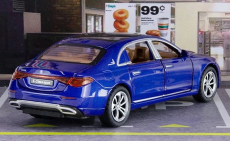 [TOY] 1:32 Mercedes-Benz 2017 E400 Blue Model Car Die-Cast