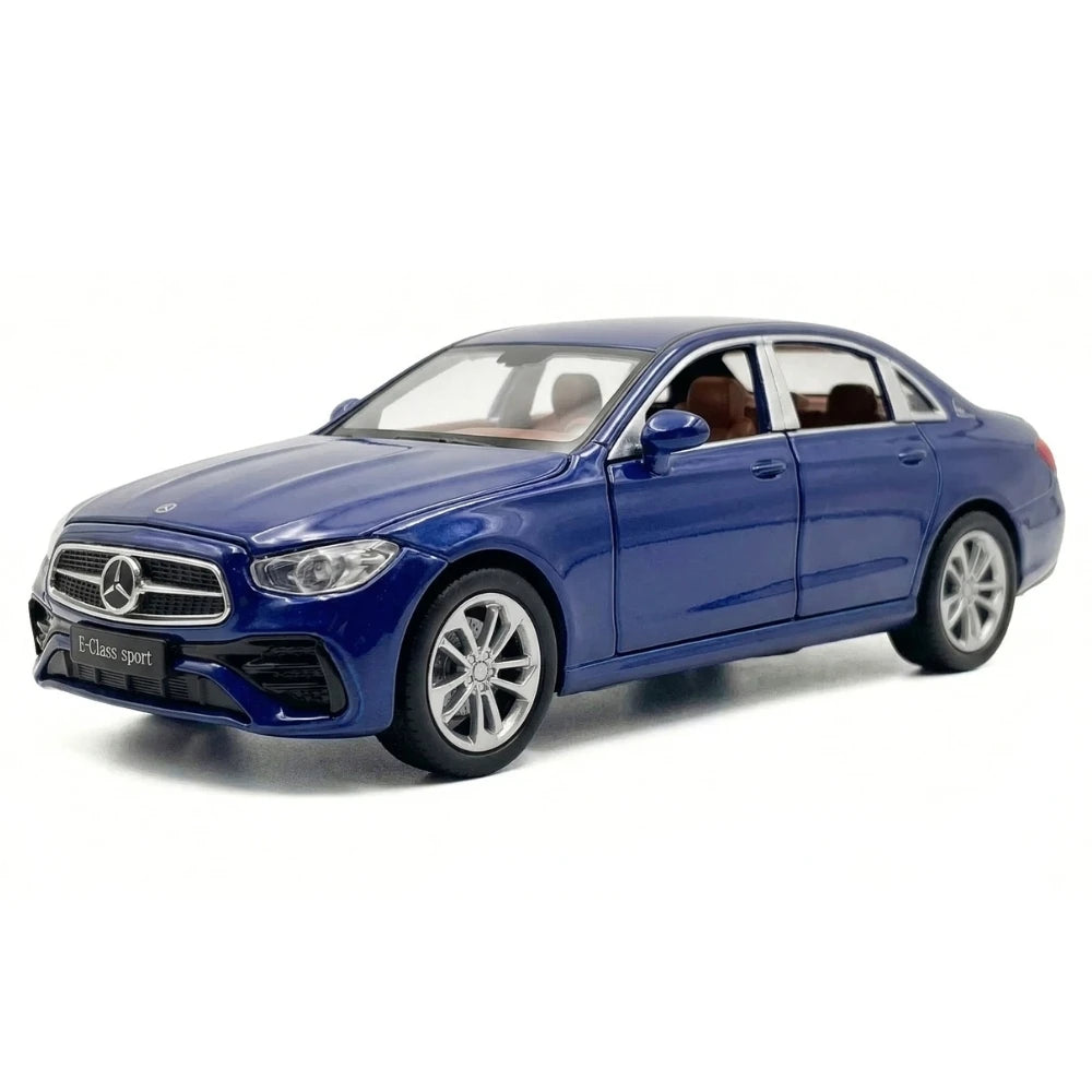 [TOY] 1:32 Mercedes-Benz 2017 E400 Blue Model Car Die-Cast