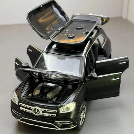 [TOY] 1:32 Mercedes-Benz 2020 GLS 580 svart modellbil Die-Cast