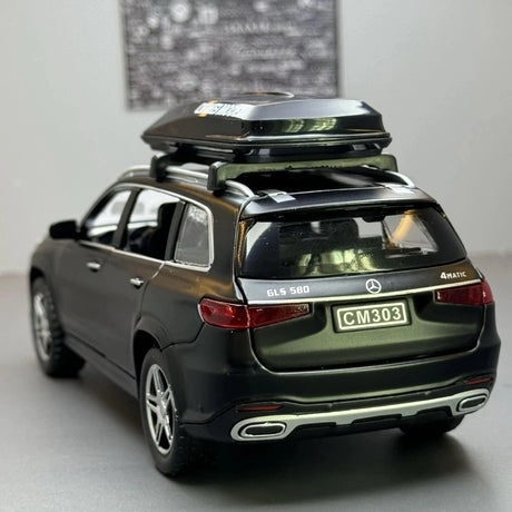 [TOY] 1:32 Mercedes-Benz 2020 GLS 580 svart modellbil Die-Cast