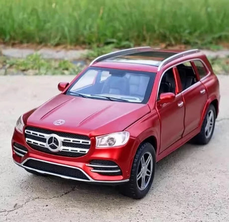 [TOY] 1:32 Mercedes-Benz 2020 GLS 580 röd modellbil Die-Cast