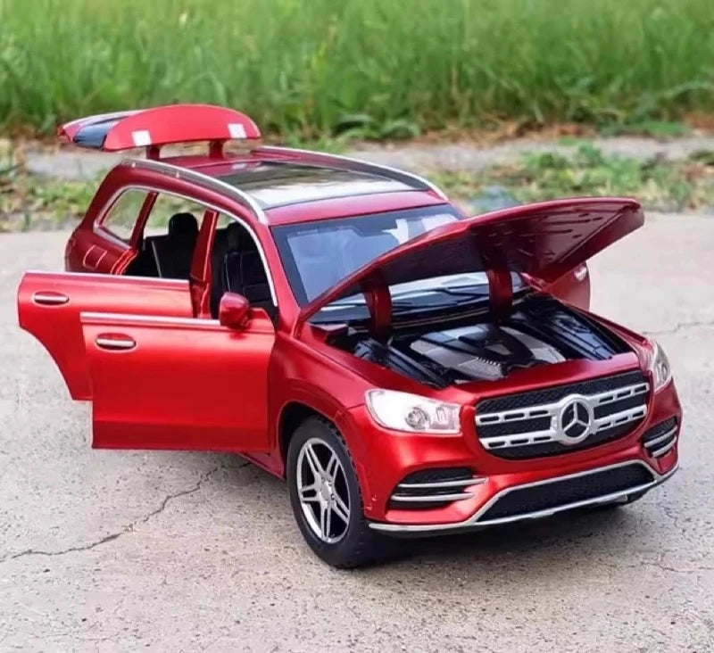 [TOY] 1:32 Mercedes-Benz 2020 GLS 580 Red Model Car Die-Cast