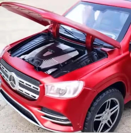 [TOY] 1:32 Mercedes-Benz 2020 GLS 580 röd modellbil Die-Cast