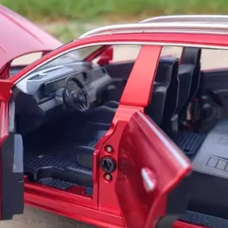 [TOY] 1:32 Mercedes-Benz 2020 GLS 580 röd modellbil Die-Cast