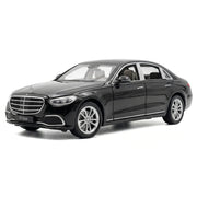 Mercedes-Benz 2020 S400L svart 1:32 – modellbil i gjuten metall för display