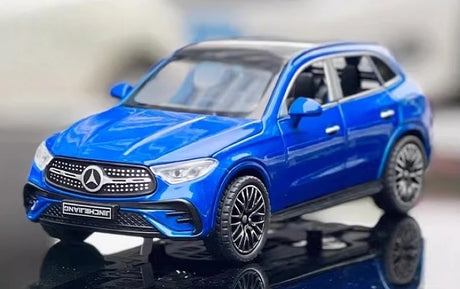 [TOY] 1:32 Mercedes-Benz 2023 GLC 400e blå modellbil Die-Cast