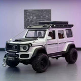 [TOY] 1:32 Mercedes-Brabus 2017 G550 4x4 Off-Road vit modellbil Die-Cast