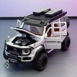 [TOY] 1:32 Mercedes-Brabus 2017 G550 4x4 Off-Road vit modellbil Die-Cast