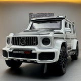 [TOY] 1:32 Mercedes-Brabus 2021 G700 4×4 vit modellbil Die-Cast