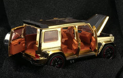 [TOY] 1:32 Mercedes-Brabus 2022 G800 4×4 Gold Model Car Die-Cast