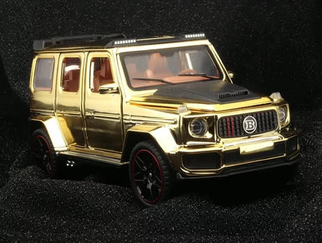 [TOY] 1:32 Mercedes-Brabus 2022 G800 4×4 Gold Model Car Die-Cast