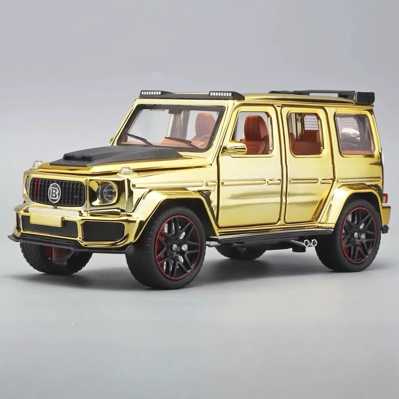 [TOY] 1:32 Mercedes-Brabus 2022 G800 4×4 Gold Model Car Die-Cast