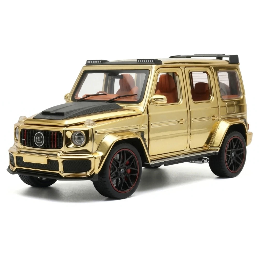 [TOY] 1:32 Mercedes-Brabus 2022 G800 4×4 Gold Model Car Die-Cast