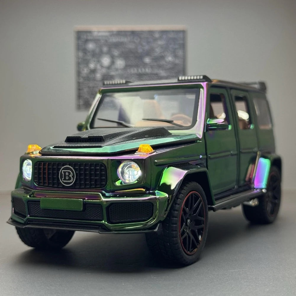 [TOY] 1:32 Mercedes-Brabus 2022 G800 4×4 lila Gradient modellbil Die-Cast
