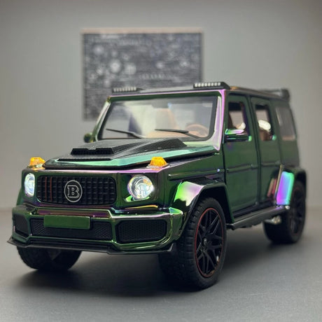 [TOY] 1:32 Mercedes-Brabus 2022 G800 4×4 lila Gradient modellbil Die-Cast