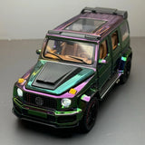 [TOY] 1:32 Mercedes-Brabus 2022 G800 4×4 lila Gradient modellbil Die-Cast