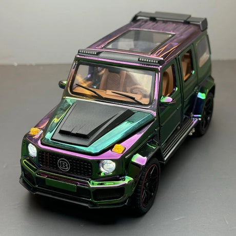 [TOY] 1:32 Mercedes-Brabus 2022 G800 4×4 lila Gradient modellbil Die-Cast