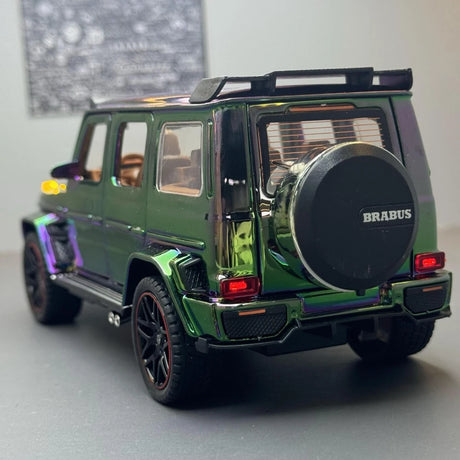 [TOY] 1:32 Mercedes-Brabus 2022 G800 4×4 lila Gradient modellbil Die-Cast