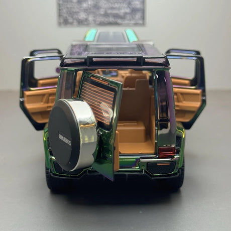 [TOY] 1:32 Mercedes-Brabus 2022 G800 4×4 lila Gradient modellbil Die-Cast