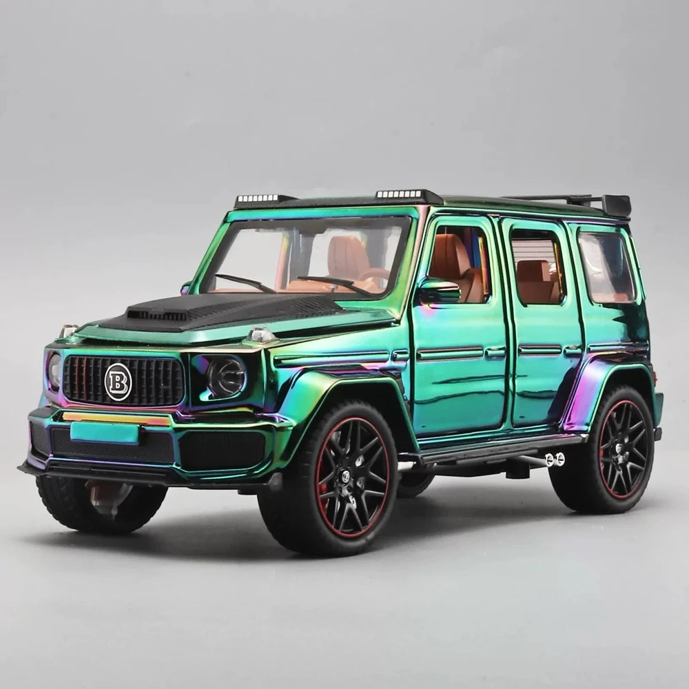 [TOY] 1:32 Mercedes-Brabus 2022 G800 4×4 lila Gradient modellbil Die-Cast