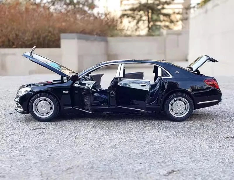 [TOY] 1:32 Mercedes-Maybach 2020 S650 nero modellino di auto Die-Cast