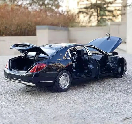 [TOY] 1:32 Mercedes-Maybach 2020 S650 svart modellbil Die-Cast