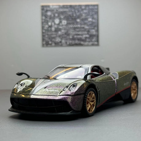 [TOY] 1:32 Pagani 2012 Huayra lila Gradient modellbil Die-Cast