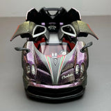 [TOY] 1:32 Pagani 2012 Huayra lila Gradient modellbil Die-Cast