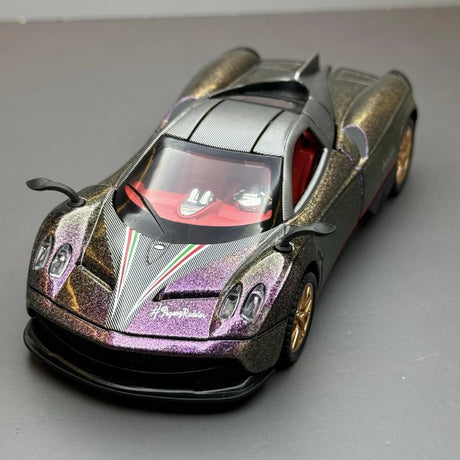 [TOY] 1:32 Pagani 2012 Huayra lila Gradient modellbil Die-Cast
