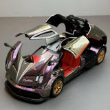 [TOY] 1:32 Pagani 2012 Huayra lila Gradient modellbil Die-Cast