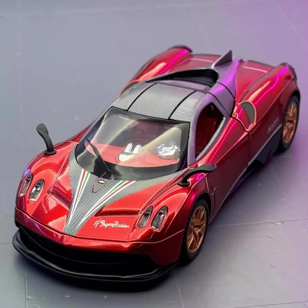 [TOY] 1:32 Pagani 2012 Huayra röd modellbil Die-Cast