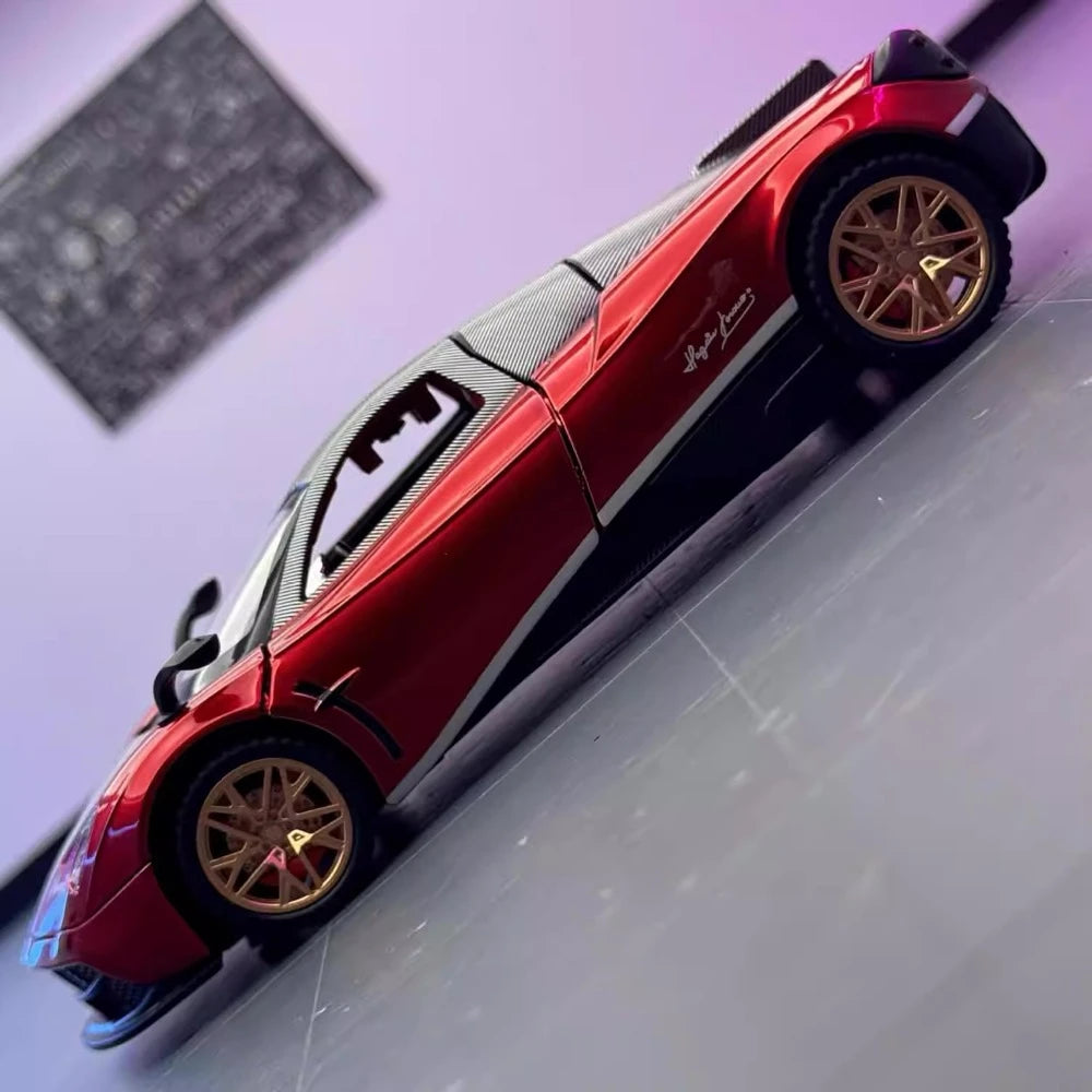 [TOY] 1:32 Pagani 2012 Huayra röd modellbil Die-Cast