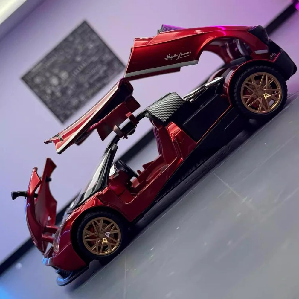 [TOY] 1:32 Pagani 2012 Huayra röd modellbil Die-Cast