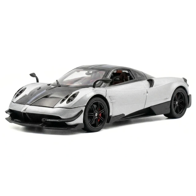 [TOY] 1:32 Pagani 2016 Huayra BC silver modellbil Die-Cast