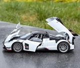 [TOY] 1:32 Pagani 2016 Huayra BC vit modellbil Die-Cast