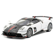 Pagani 2016 Huayra BC vit 1:32 – modellbil i gjuten metall för display
