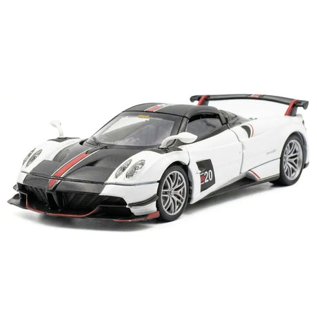 [TOY] 1:32 Pagani 2016 Huayra BC vit modellbil Die-Cast