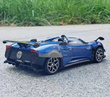 [TOY] 1:32 Pagani 2018 Zonda HP Barchetta blå modellbil Die-Cast