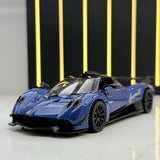 [TOY] 1:32 Pagani 2021 Huayra R blå modellbil Die-Cast