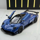[TOY] 1:32 Pagani 2021 Huayra R blå modellbil Die-Cast