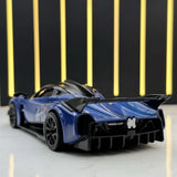 [TOY] 1:32 Pagani 2021 Huayra R blå modellbil Die-Cast