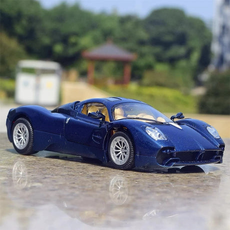 [TOY] 1:32 Pagani 2023 Utopia blå modellbil Die-Cast