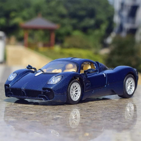[TOY] 1:32 Pagani 2023 Utopia blå modellbil Die-Cast